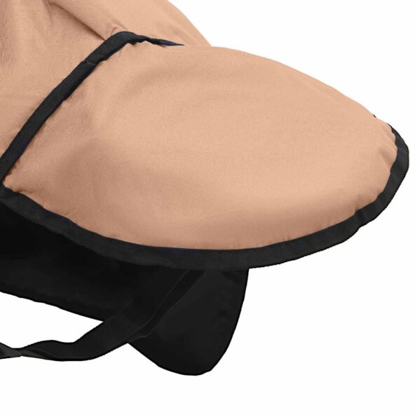 vidaXL Plášť pre kone Kapučínová 115 cm Polyester – Obrázok 8