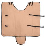 vidaXL Plášť pre kone Kapučínová 135 cm Polyester – Obrázok 6