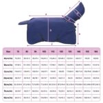 vidaXL Plášť pre kone Tmavozelená a čierna 125 cm Polyester – Obrázok 10