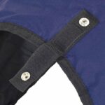 vidaXL Plášť pre kone Tmavozelená a čierna 165 cm Polyester – Obrázok 8