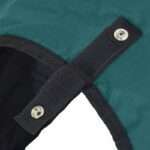 vidaXL Plášť pre kone Tmavozelená a čierna 75 cm Polyester – Obrázok 8