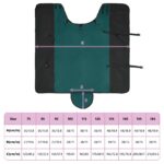 vidaXL Plášť pre kone Tmavozelená a čierna 145 cm Polyester – Obrázok 11