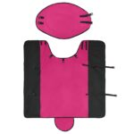 vidaXL Plášť pre kone Ružová a čierna 105 cm Polyester – Obrázok 6