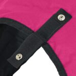 vidaXL Plášť pre kone Ružová a čierna 155 cm Polyester – Obrázok 8