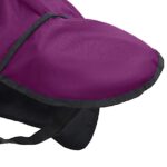 vidaXL Plášť pre kone Tmavozelená a čierna 115 cm Polyester – Obrázok 7