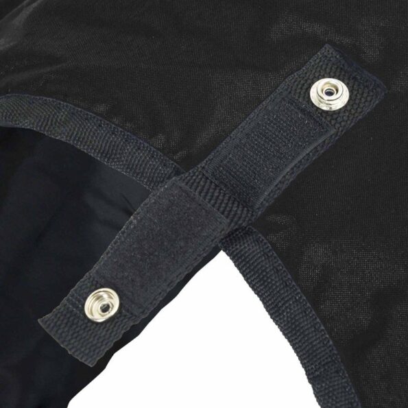 vidaXL Plášť pre kone Tmavozelená a čierna 75 cm Polyester – Obrázok 8