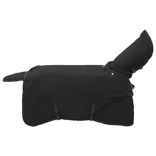 vidaXL Plášť pre kone Tmavozelená a čierna 145 cm Polyester – Obrázok 4