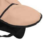 vidaXL Plášť pre kone Kapučínová 85 cm Polyester – Obrázok 7