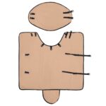 vidaXL Plášť pre kone Capacino 135 cm Polyester – Obrázok 6