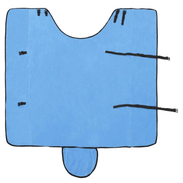 vidaXL Plášť pre kone Plný aqua Polyester – Obrázok 6