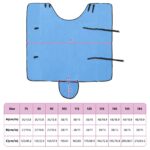 vidaXL Plášť pre kone Plný aqua Polyester – Obrázok 10