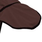 vidaXL Plášť pre kone Plná tmavohnedá 85 cm Polyester – Obrázok 8