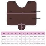 vidaXL Plášť pre kone Plná tmavohnedá Polyester – Obrázok 10