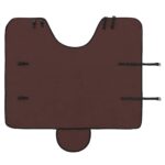 vidaXL Plášť pre kone Plná tmavohnedá Polyester – Obrázok 6