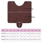 vidaXL Plášť pre kone Plná tmavohnedá Polyester – Obrázok 10