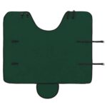 vidaXL Plášť pre kone Plná tmavozelená 75 cm Polyester – Obrázok 6