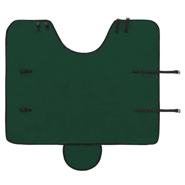 vidaXL Plášť pre kone Plná tmavozelená 75 cm Polyester – Obrázok 6