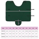 vidaXL Plášť pre kone Plná tmavozelená Polyester – Obrázok 10