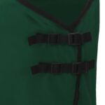 vidaXL Plášť pre kone Plná tmavozelená Polyester – Obrázok 7