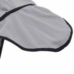 vidaXL Plášť pre kone Plná svetlošedá a ružová Polyester – Obrázok 8