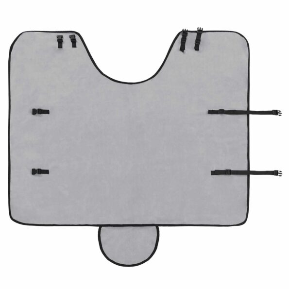 vidaXL Plášť pre kone Plná svetlošedá a ružová Polyester – Obrázok 6