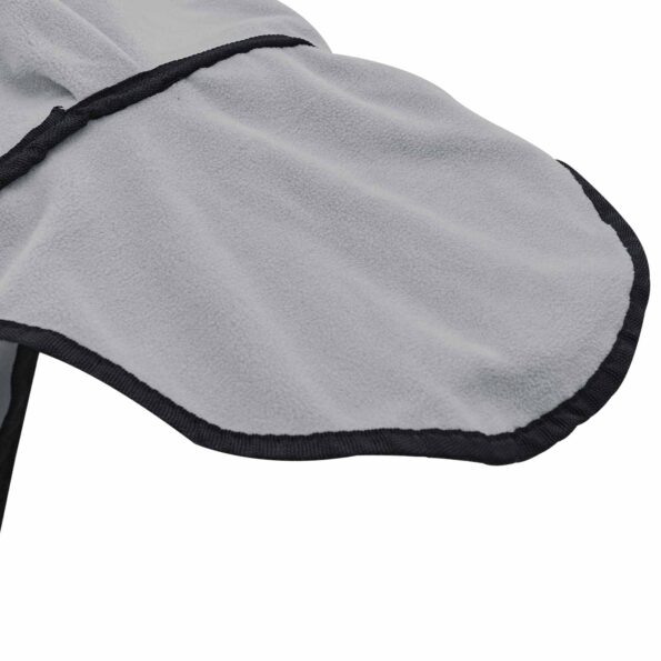 vidaXL Plášť pre kone Plná svetlošedá a ružová 145 cm Polyester – Obrázok 8