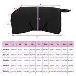 vidaXL Plášť pre kone Čierna Polyester – Obrázok 9