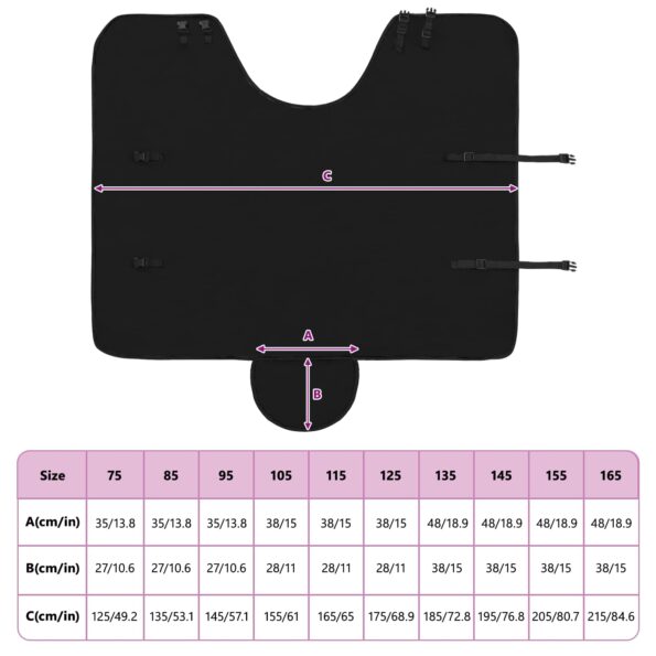 vidaXL Plášť pre kone Čierna Polyester – Obrázok 10