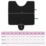 vidaXL Plášť pre kone Čierna 125 cm Polyester – Obrázok 10