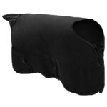 vidaXL Plášť pre kone Čierna 125 cm Polyester – Obrázok 3