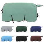 vidaXL Plášť pre kone Špeciálna zelená 165 cm Polyester – Obrázok 2