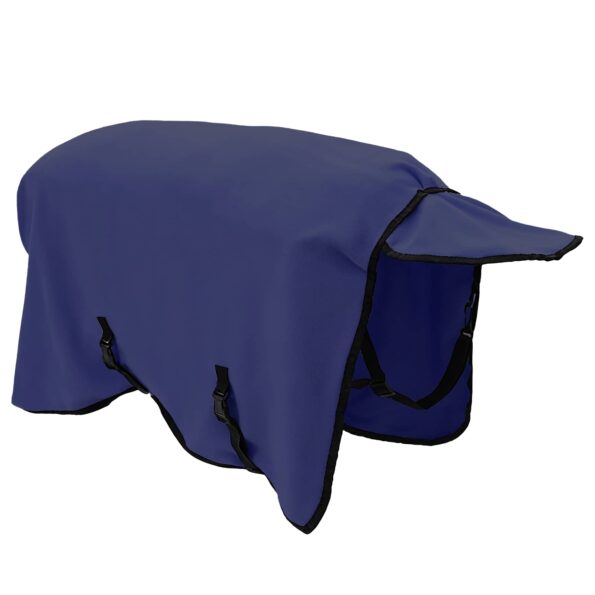 vidaXL Plášť pre kone Námornícka modrá 75 cm Polyester – Obrázok 5