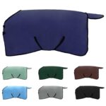 vidaXL Plášť pre kone Námornícka modrá Polyester – Obrázok 2