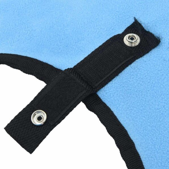 vidaXL Plášť pre kone Plný aqua Polyester – Obrázok 8