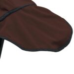 vidaXL Plášť pre kone Plná tmavohnedá 105 cm Polyester – Obrázok 7