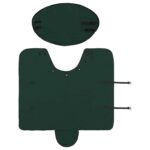 vidaXL Plášť pre kone Plná tmavozelená Polyester – Obrázok 6