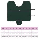 vidaXL Plášť pre kone Plná tmavozelená Polyester – Obrázok 10