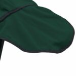 vidaXL Plášť pre kone Plná tmavozelená 105 cm Polyester – Obrázok 7