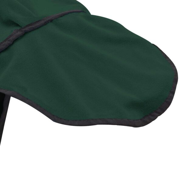vidaXL Plášť pre kone Plná tmavozelená 125 cm Polyester – Obrázok 7