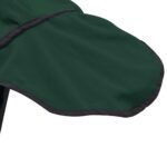 vidaXL Plášť pre kone Plná tmavozelená 145 cm Polyester – Obrázok 7