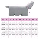 vidaXL Plášť pre kone Plná svetlošedá a ružová Polyester – Obrázok 9