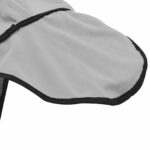 vidaXL Plášť pre kone Plná svetlošedá a ružová 135 cm Polyester – Obrázok 7
