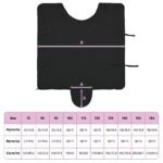 vidaXL Plášť pre kone Čierna Polyester – Obrázok 10