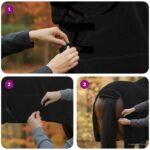 vidaXL Plášť pre kone Čierna Polyester – Obrázok 11