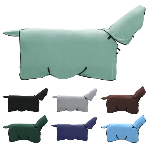 vidaXL Plášť pre kone Špeciálna zelená 75 cm Polyester – Obrázok 2
