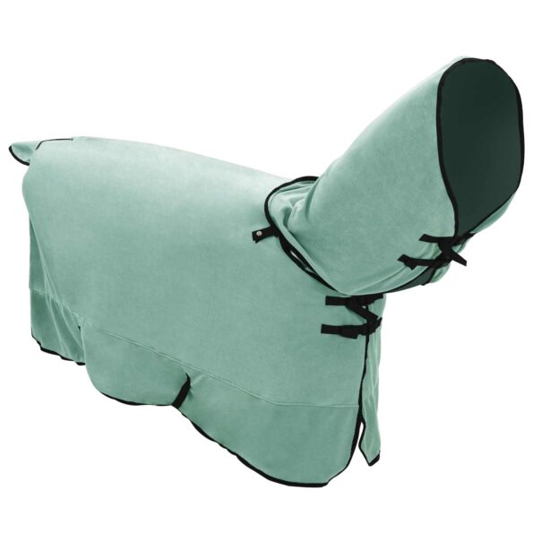 vidaXL Plášť pre kone Špeciálna zelená 165 cm Polyester – Obrázok 3