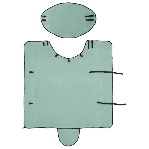 vidaXL Plášť pre kone Špeciálna zelená 165 cm Polyester – Obrázok 6