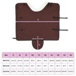 vidaXL Plášť pre kone Plná tmavohnedá 105 cm Polárna fleece – Obrázok 10