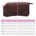 vidaXL Plášť pre kone Plná tmavohnedá 105 cm Polárna fleece – Obrázok 9