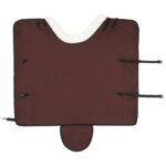 vidaXL Plášť pre kone Plná tmavohnedá 145 cm Polárna fleece – Obrázok 6